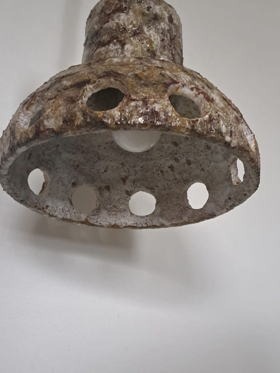 Image 1 of 70S Ceramic Pendant Lamp From Denmark