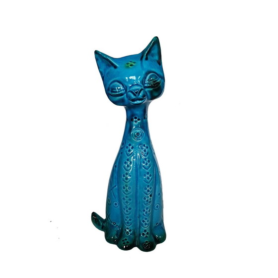 Image 1 of Mid-Century Ceramic Cat Coin Bank from Jema, Holland