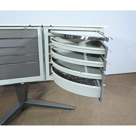 Image 1 of Vintage dentist's furniture by Giovanni-Battista Farina for Gallus, Switzerland 1960