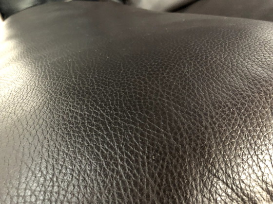 Image 1 of Musterring leather sofa with seat depth adjustment