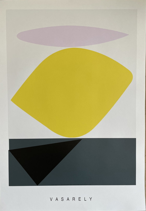 Image 1 of V. Vasarely  (1906-1997), Souzon, 1950, Copyright By Sabam, Belgium, 1999, Ed P. D’Harville, Printed In Italy