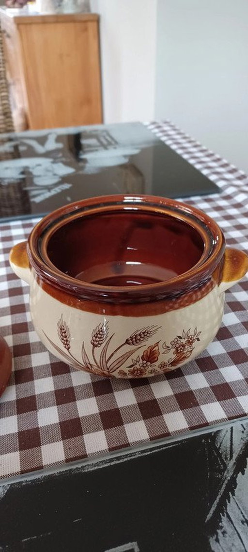 Vtg "Country Wheat " Oven dishes