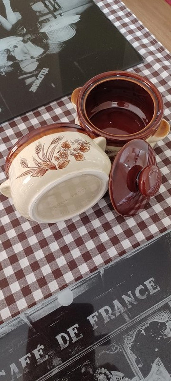 Image 1 of Vtg "Country Wheat " Oven dishes