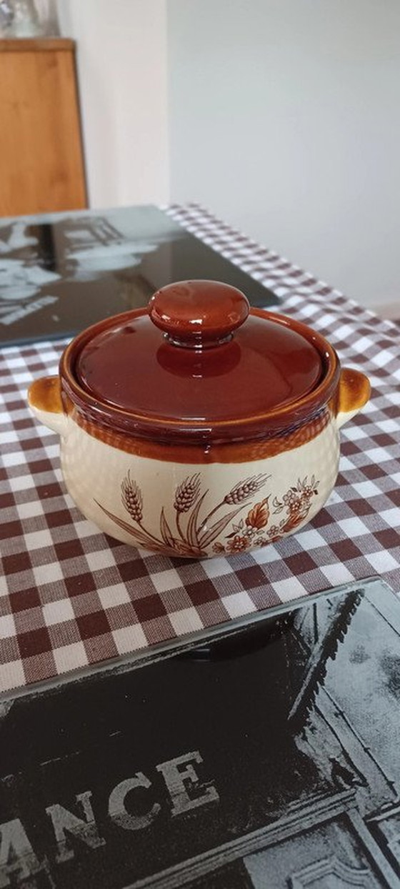 Image 1 of Vtg "Country Wheat " Oven dishes