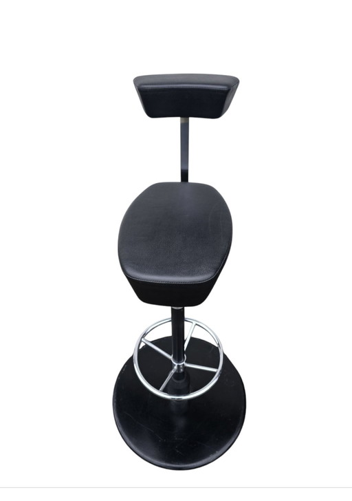 3 × Nelson Vitra Swivel Stools