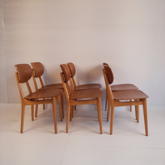 Image 1 of 6x SB11 Pastoe chaises UMS