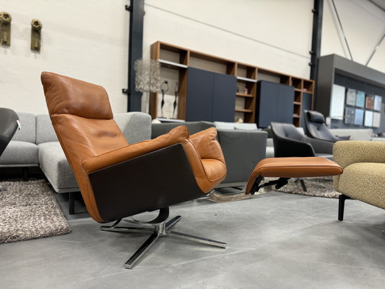 Image 1 of FSM Shelby Relax armchair brown leather