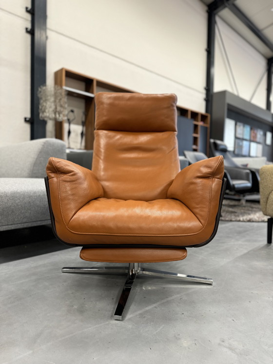 Image 1 of FSM Shelby Relax armchair brown leather