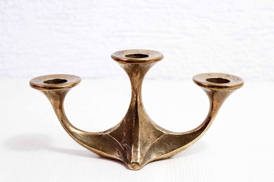 Image 1 of Brutalist Harjes candlestick from the 60s