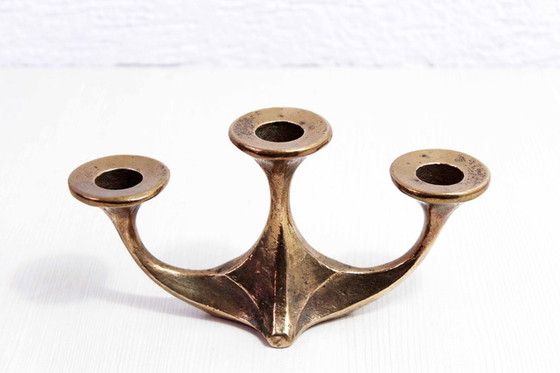 Image 1 of Brutalist Harjes candlestick from the 60s