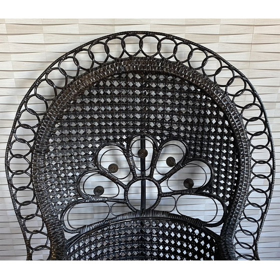 Image 1 of Vintage Emmanuelle rattan armchair, 1970