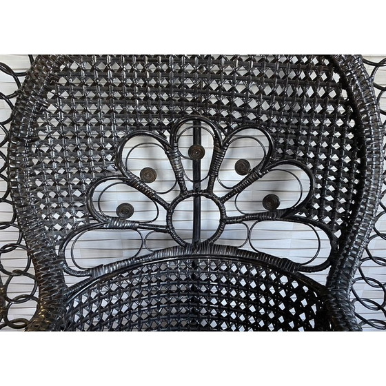 Image 1 of Vintage Emmanuelle rattan armchair, 1970
