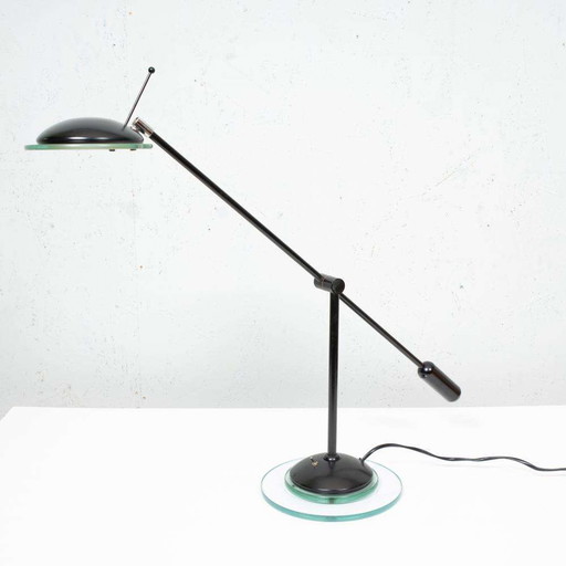 Lampe à tige vintage style memphis, lampe de bureau minimaliste