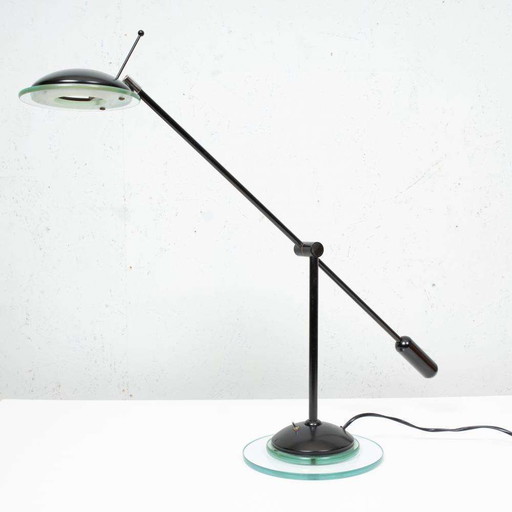 Vintage rod lamp memphis style, minimalist desk lamp