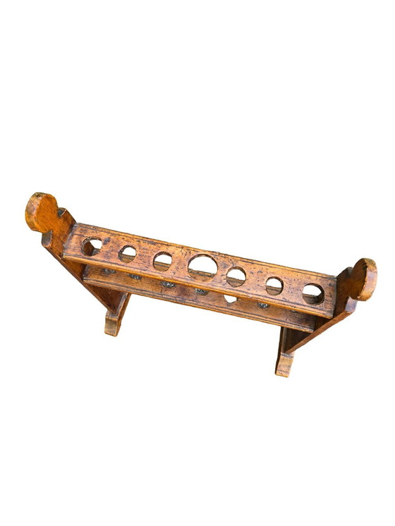 Image 1 of Wooden Candle Holder, 18th Century