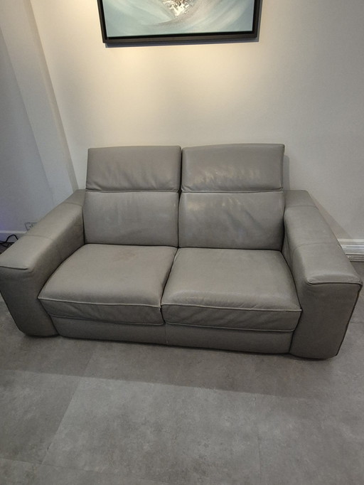 Natuzzi 2 Seater Sofa, Leather