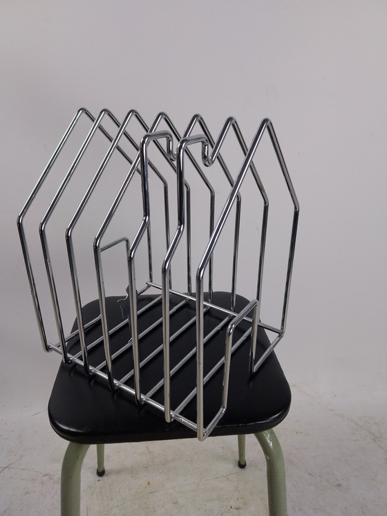 Image 1 of 1 X Magazine Rack.  Model "The Architect " 1980'S