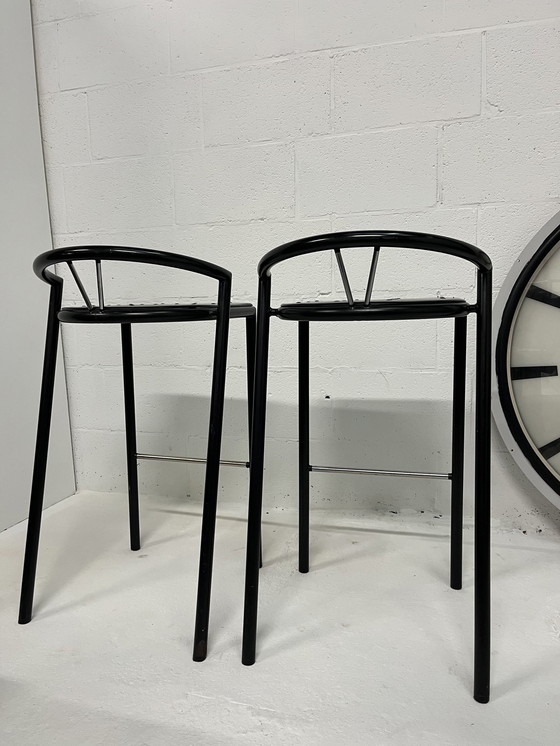 Image 1 of 3X Postmodern Bar Stools Bent Krogh, Magnus Olesen