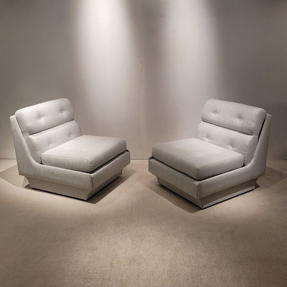 Image 1 of Coppia di poltrone Airborne vintage, Francia 1970