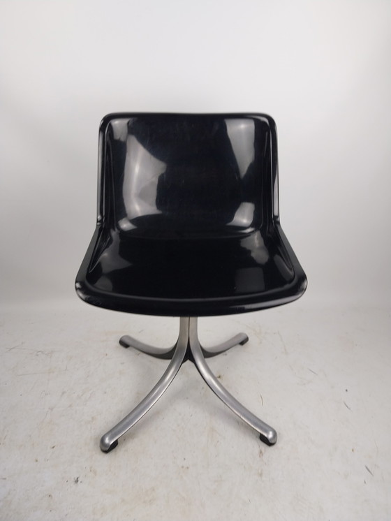 Image 1 of 1 x Tecno Italy 1970's swivel chair by osvaldo borsani