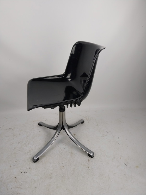 Image 1 of 1 x Tecno Italy 1970's swivel chair by osvaldo borsani