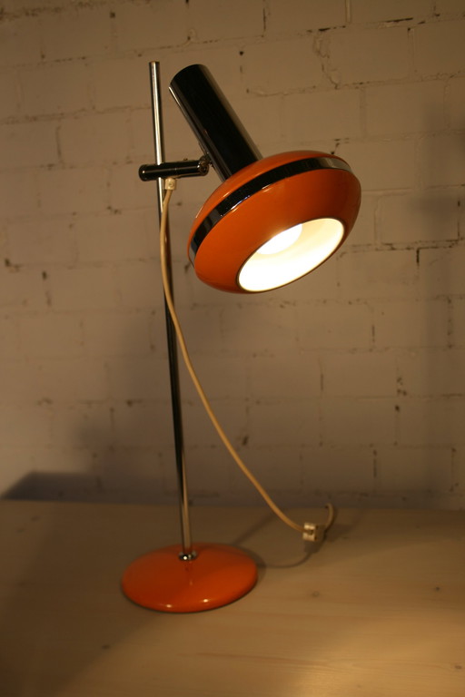 Hustadt luminaires Space Age luminaire Orange Ufo luminaire