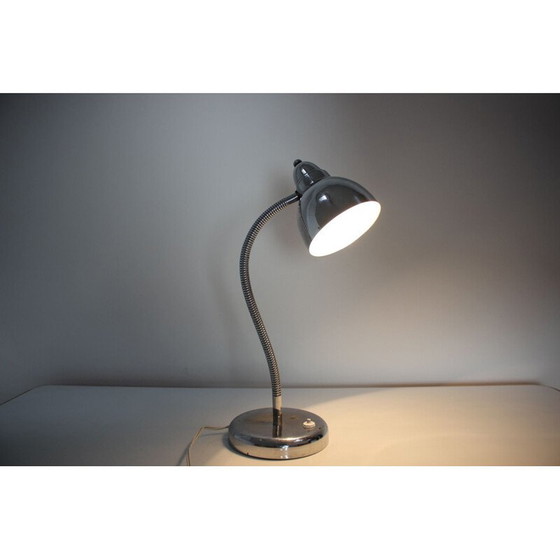 Image 1 of Vintage chrome table lamp, Czechoslovakia 1950