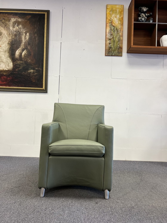 Image 1 of Leolux Dolcinea Armchair Senso Olivine