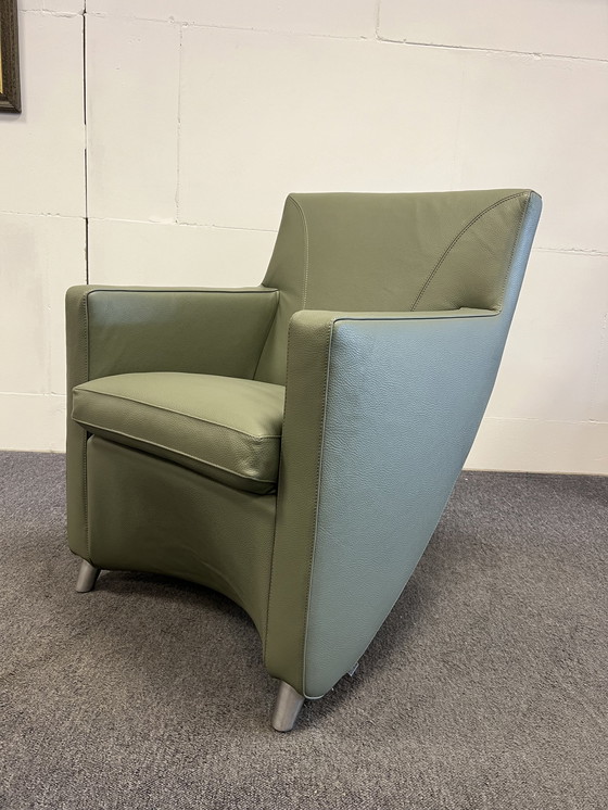 Image 1 of Leolux Dolcinea Armchair Senso Olivine