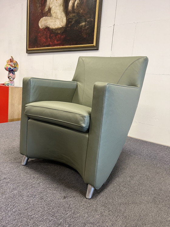 Image 1 of Leolux Dolcinea Armchair Senso Olivine