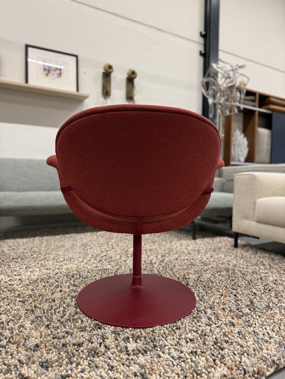 Image 1 of Sillón Artifort Tulip Midi Rojo Selecte 580 Tejido