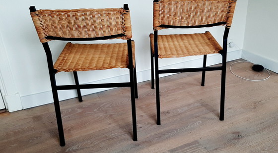 Image 1 of Martin Visser (Spectrum SE05) pit cane chairs black