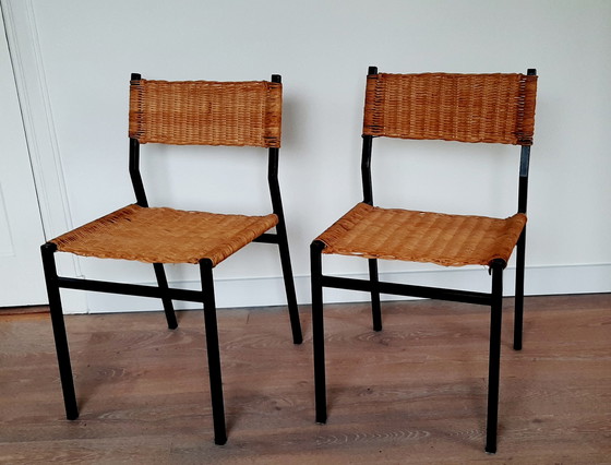 Image 1 of Martin Visser (Spectrum SE05) pit cane chairs black