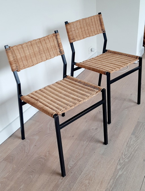 Martin Visser (Spectrum SE05) pit cane chairs black