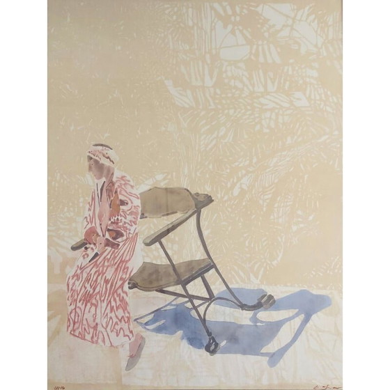 Image 1 of Original vinatge lithograph by Sam Szafran Lilette, 2007.