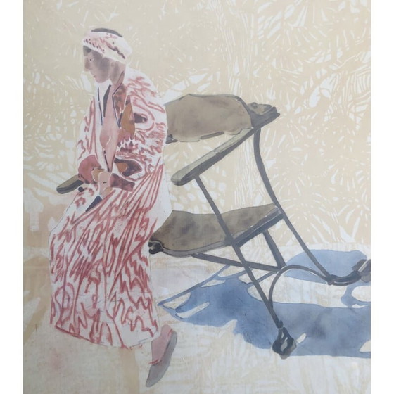 Image 1 of Original vinatge lithograph by Sam Szafran Lilette, 2007.
