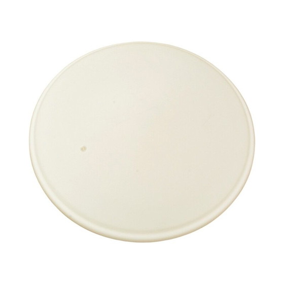 Image 1 of Lampada da soffitto vintage Great White modello P-2 in vetro pressato bianco per Penko Pieńsk, Polonia 1970