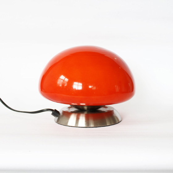 Image 1 of Space Age Orange Mushroom Lamp