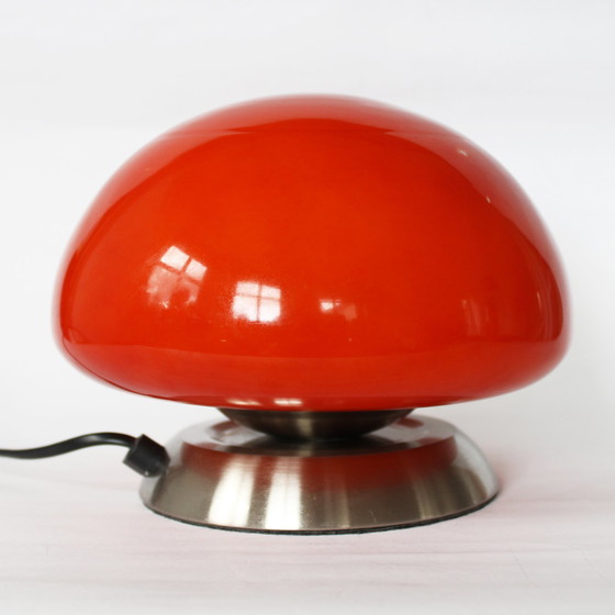 Image 1 of Space Age Orange Mushroom Lamp