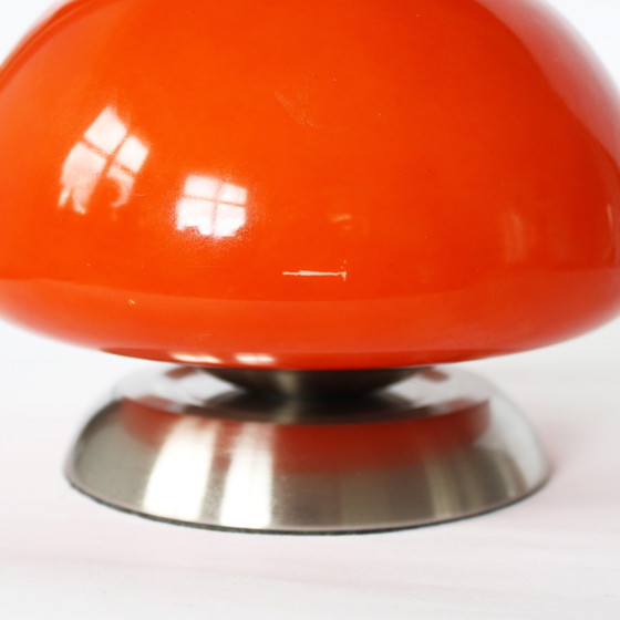 Image 1 of Lampe champignon orange de l'ère spatiale