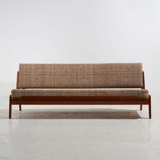 Image 1 of Vintage teak wood 3-seater sofa by Arne Wahl Iversen for Komfort, 1960