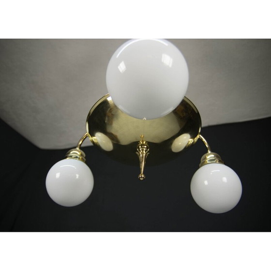 Image 1 of Vintage Large  brass chandelier