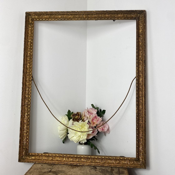 Image 1 of Antique Golden Wood Frame