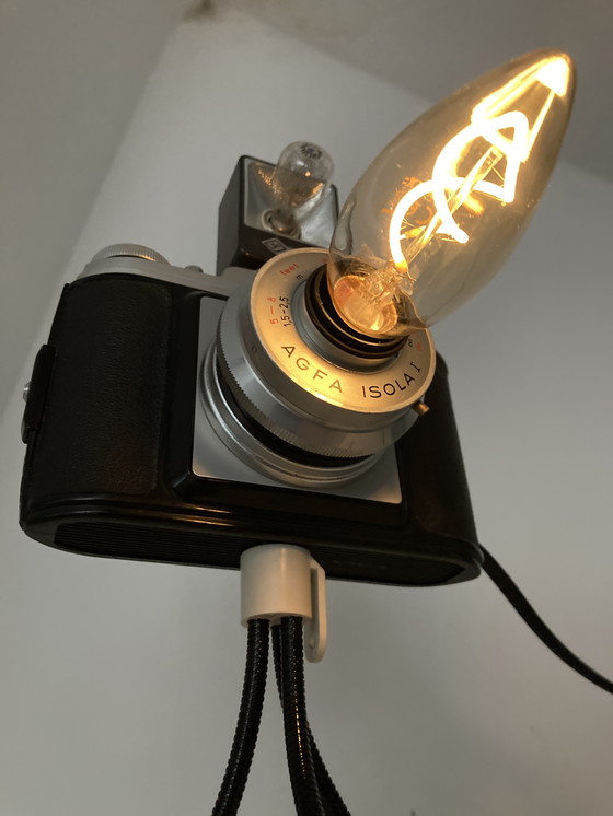 Image 1 of Decorative camera lamp on tripod