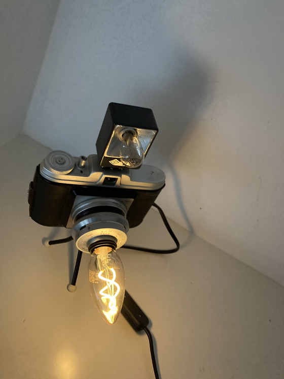 Image 1 of Decorative camera lamp on tripod