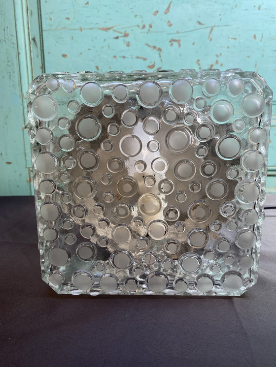 Image 1 of Vintage Bell Glass Ceiling or Wall Lamp