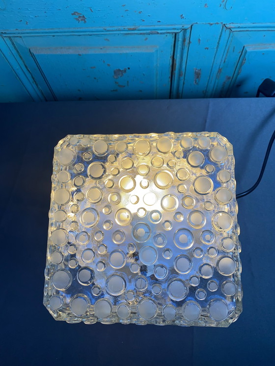 Image 1 of Vintage Bell Glass Ceiling or Wall Lamp