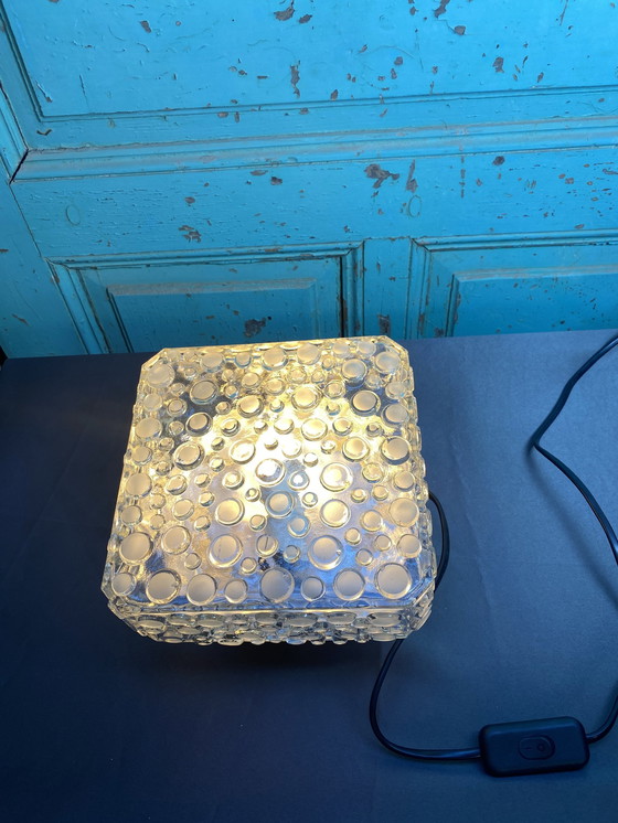 Image 1 of Vintage Bell Glass Ceiling or Wall Lamp