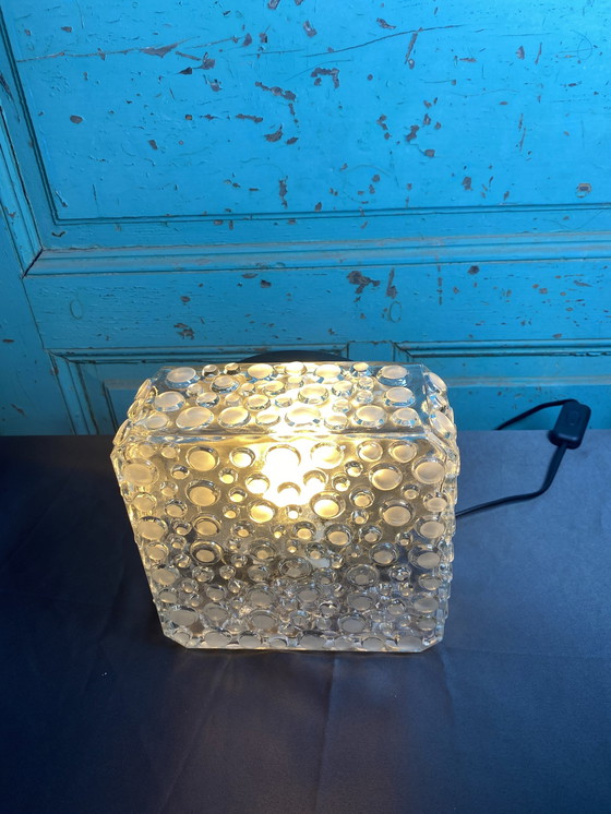 Image 1 of Vintage Bell Glass Ceiling or Wall Lamp