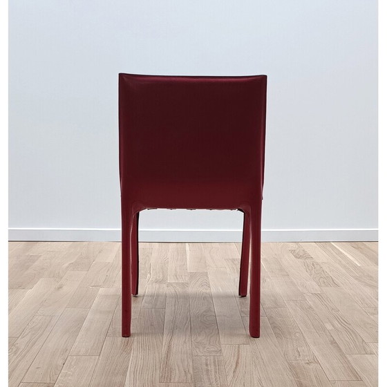 Image 1 of Vintage wood and leather chair